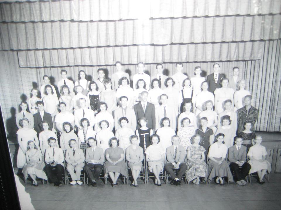 The Class of 1962 taken in the 8th grade in 1958.